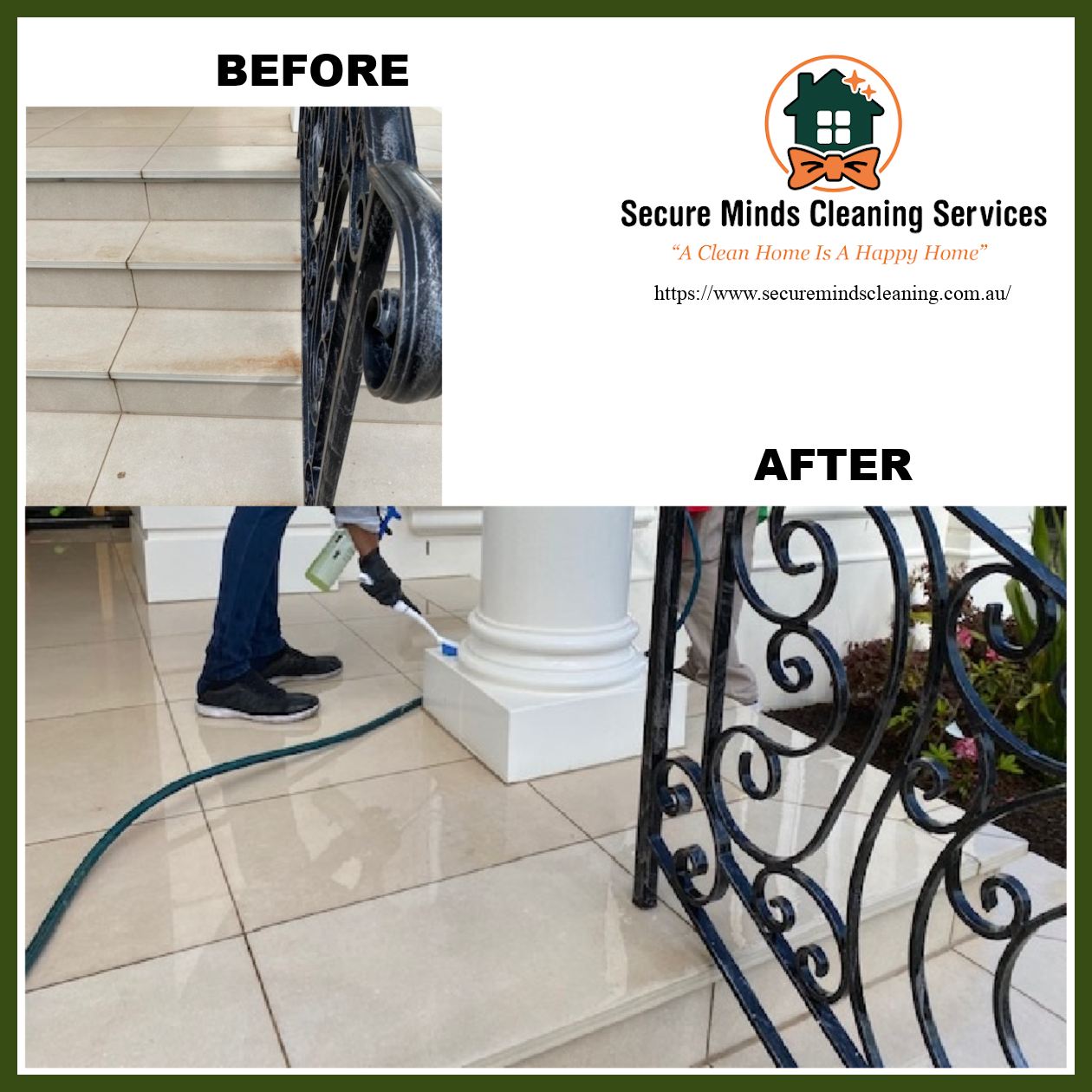 Before After affordable house cleaning services melbourne